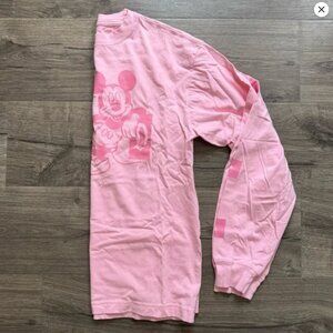 Pink Disneyland Resort Pink Long Sleeve Shirt Small Adult Women